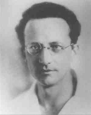 Physicist Erwin Schrödinger early in his professional career.